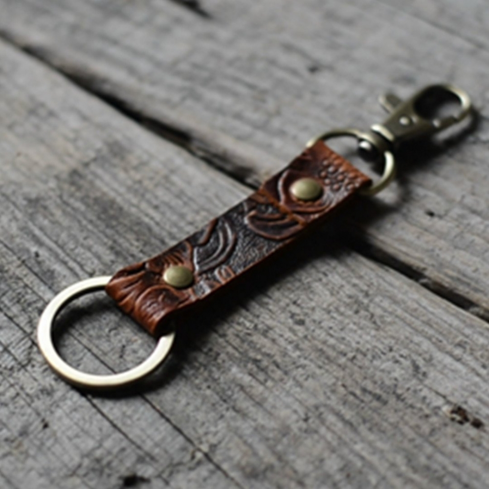 Leather Keychain